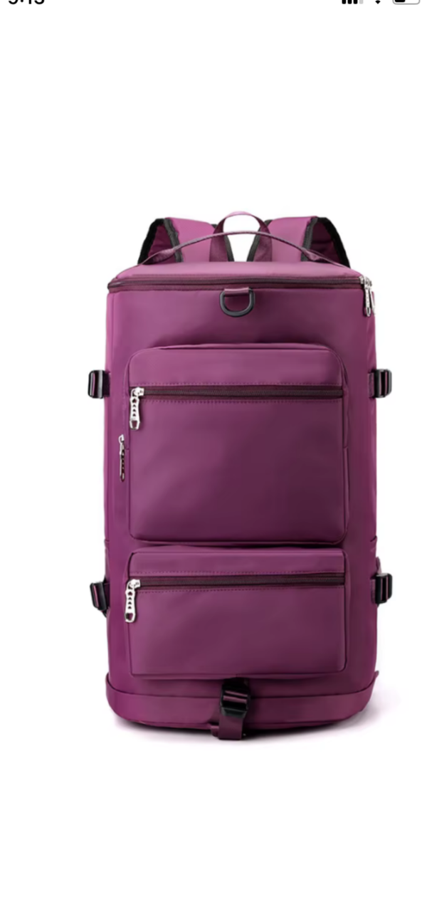 Versatile purple backpack