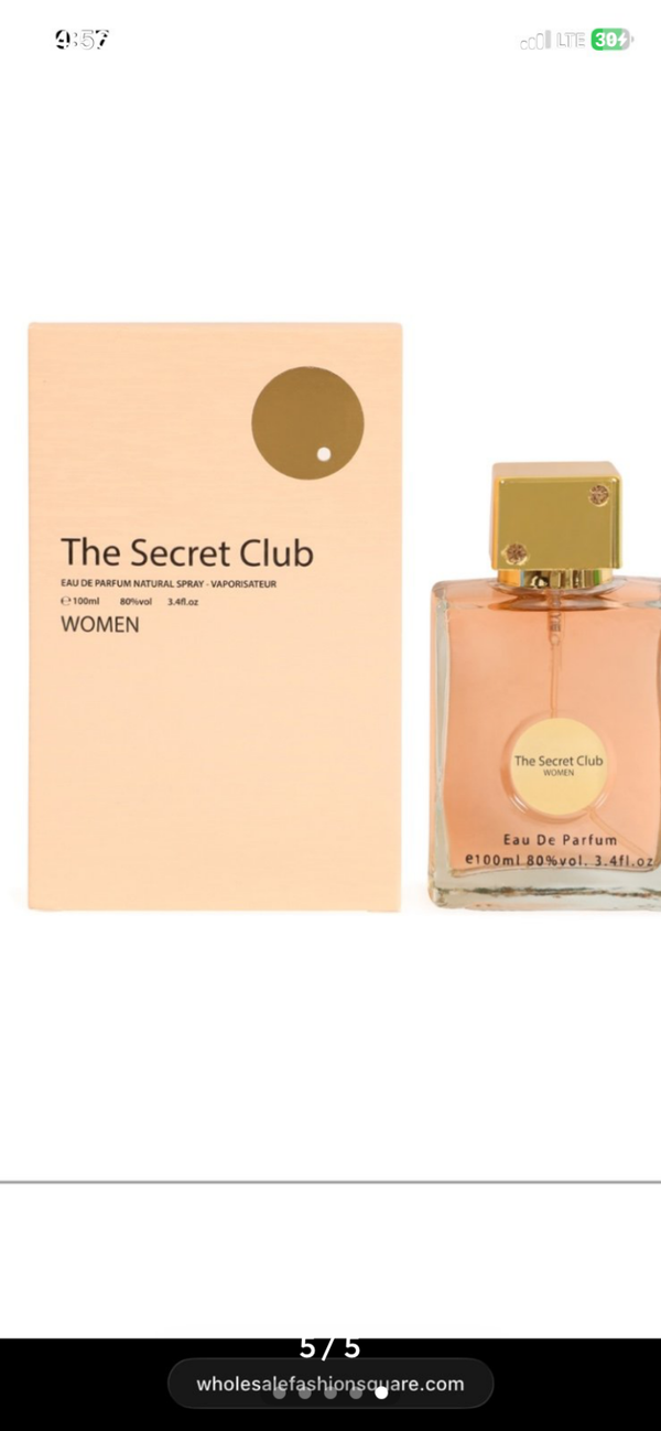 The secret club women perfume