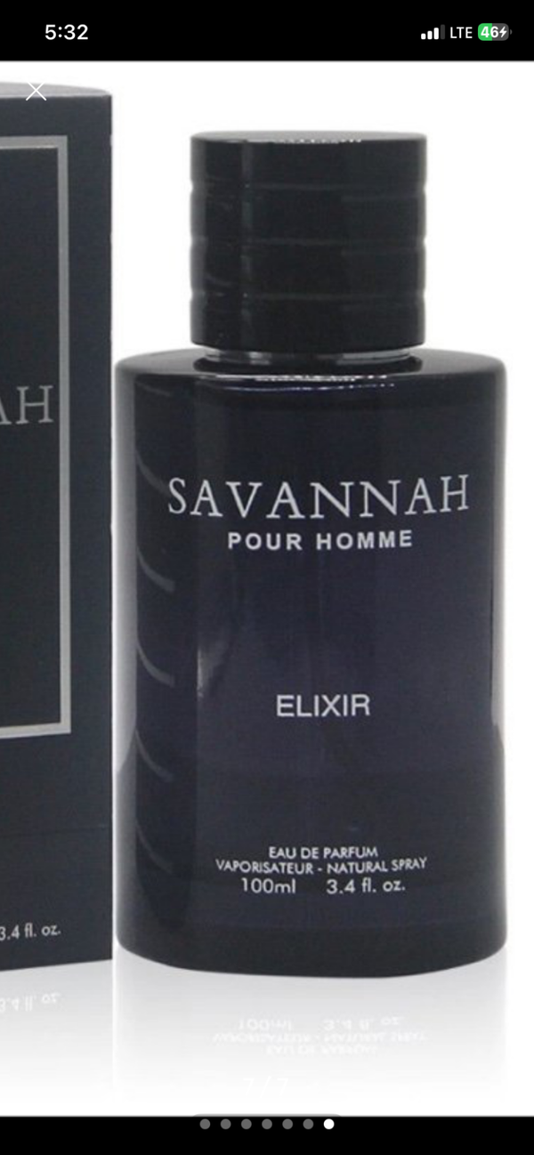 Savannah pour homme for men Elixir