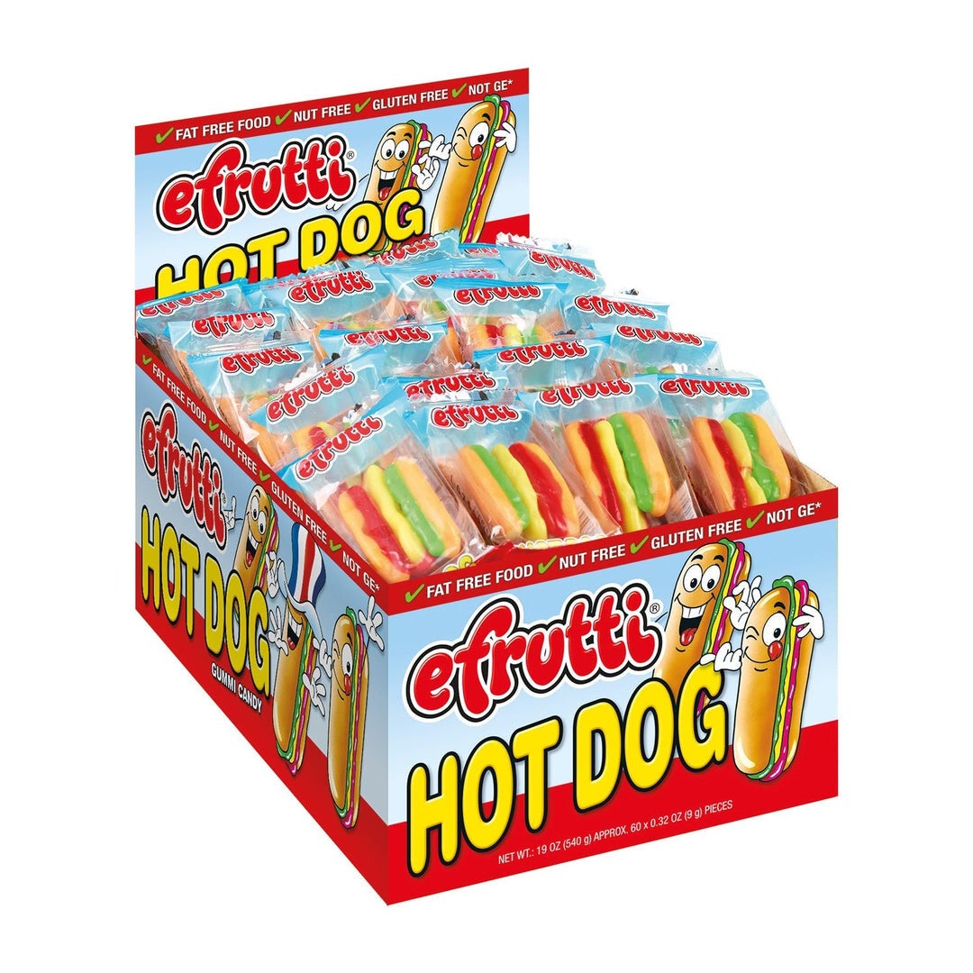 Gummy hotdog
