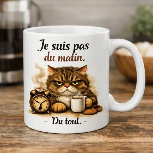 Mug : Je suis pas du matin. du tout