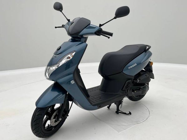 NIEUW | Peugeot Kisbee S 50cc (2026) – Geel kenteken – River Blue