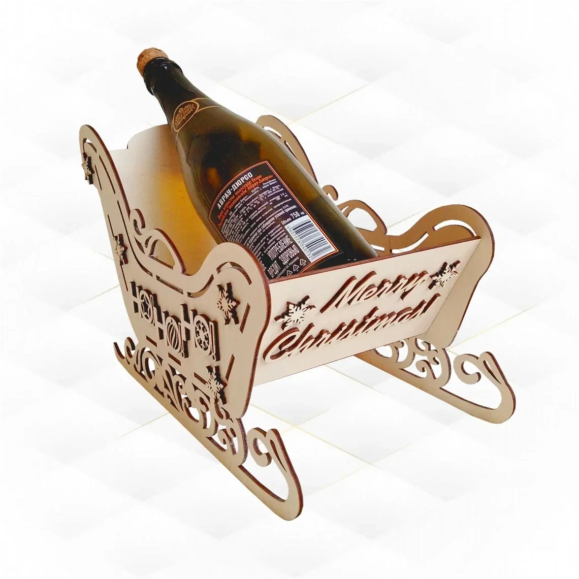 KerstSlee Cadeau Wijn-houder