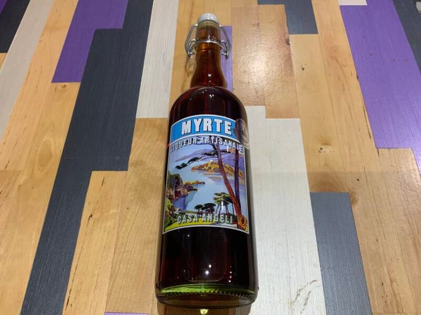 Liqueur artisanale casa angeli de Myrte 24 ° 75cl