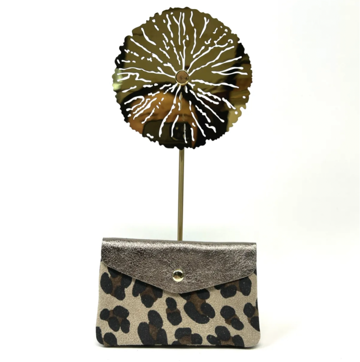 Porte monnaie en cuir italien