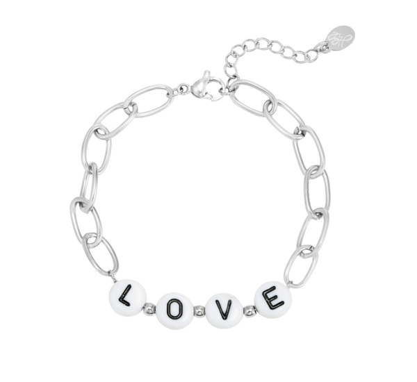 Armband Beads Love *Uitverkocht*