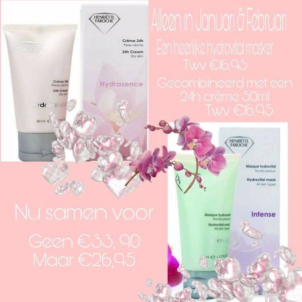 Combi deal - Collastine 24h créme  & Hydrovital masker