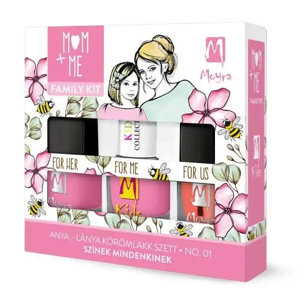 Moyra kids nagellak set "mom + me" 01