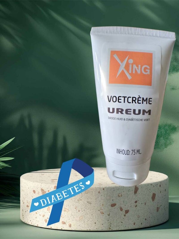 Xing voetcreme ureum diabetische voet 75 ml