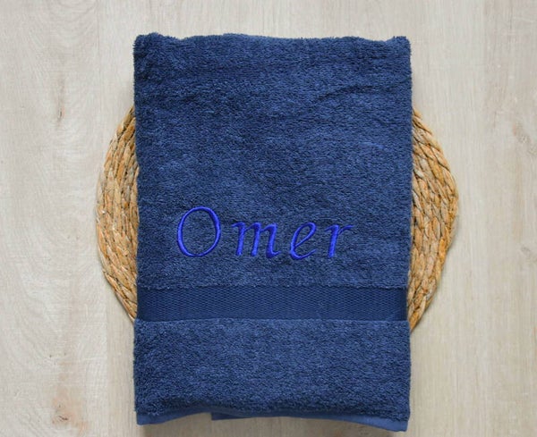 Badhanddoek 140x70cm - Geborduurd