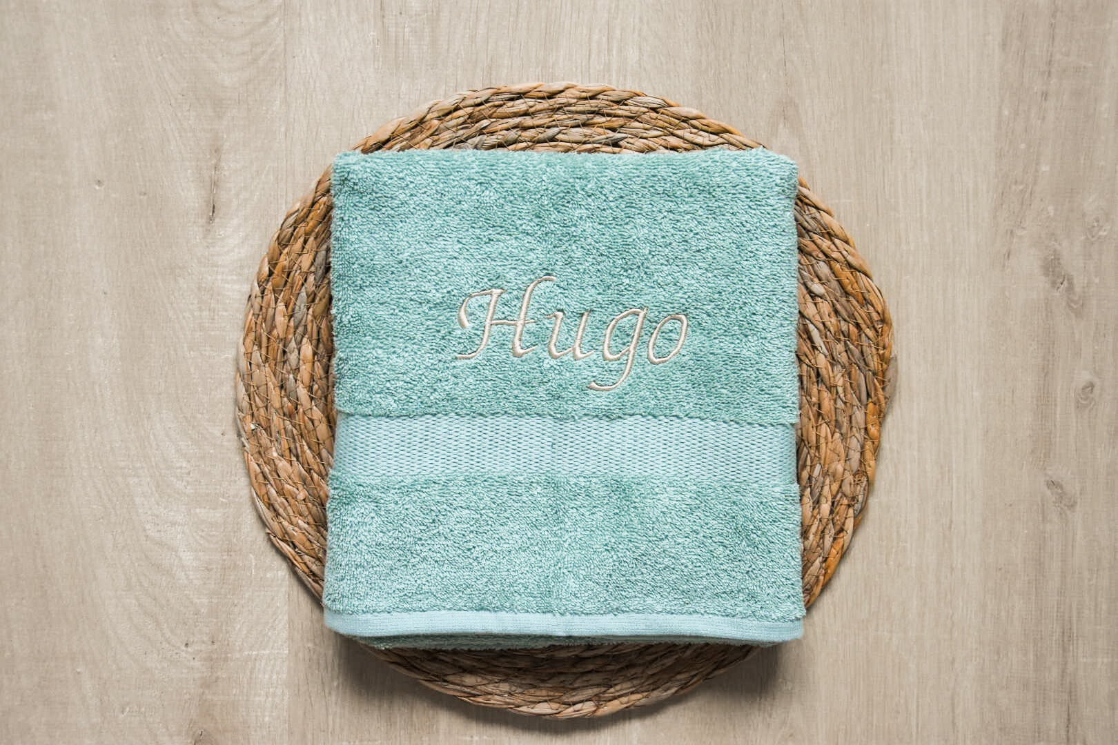 Handdoek 100x50cm - Geborduurd