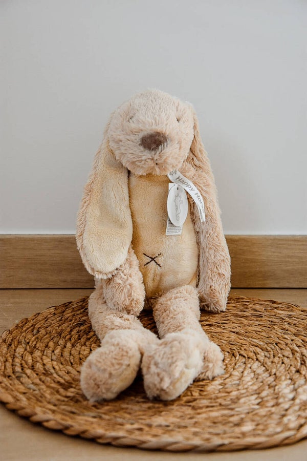 Happy horse konijn Richie - beige - geborduurd