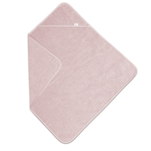 Geborduurde badcape - roze