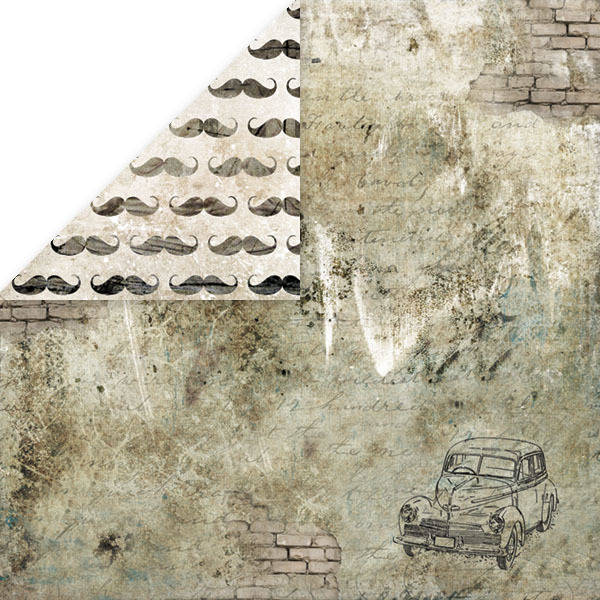 Craft & You, Scrapbookpapier, Vintage Man 06 - CP-VM06