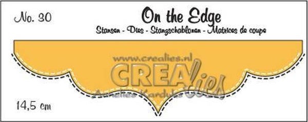 Crealies, On the Edge, Double Stitchline - CLOTE30