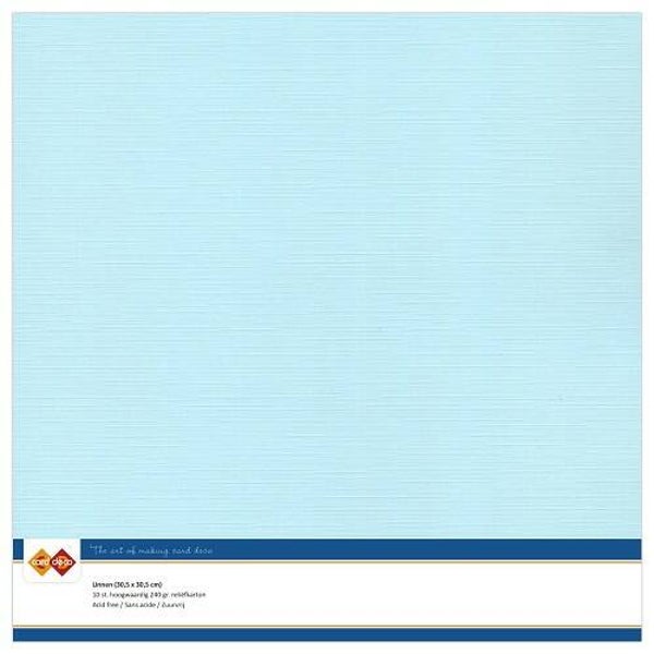 Carddeco, Linnenkarton, Baby Blue , 30,5 x 30,5 cm, 10 vel - LKK-SC27