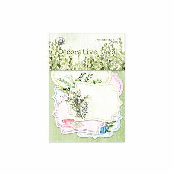 Piatek, Decorative Tags, Garden of Books - P13-GAR-24