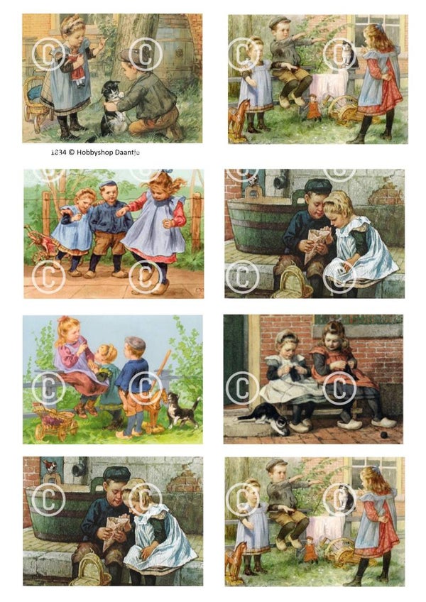 Collage a la Daantje - 1834