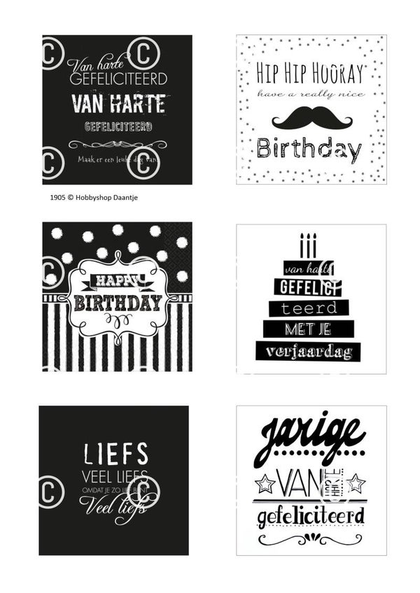 Collage a la Daantje - 1905 (DIGITAAL BESTAND)