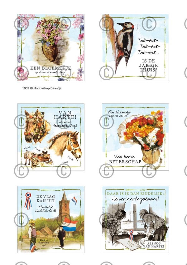 Collage a la Daantje - 1909