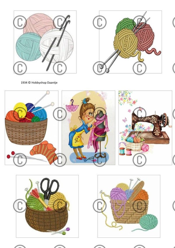 Collage a la Daantje - 1934