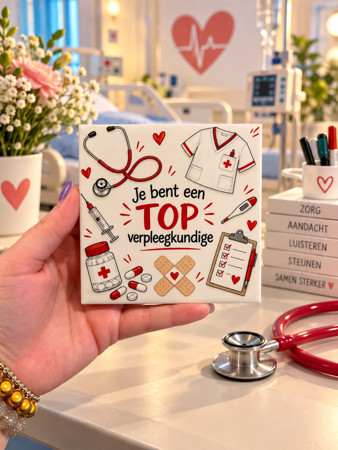 Tegeltje - Je bent een top verpleegkundige