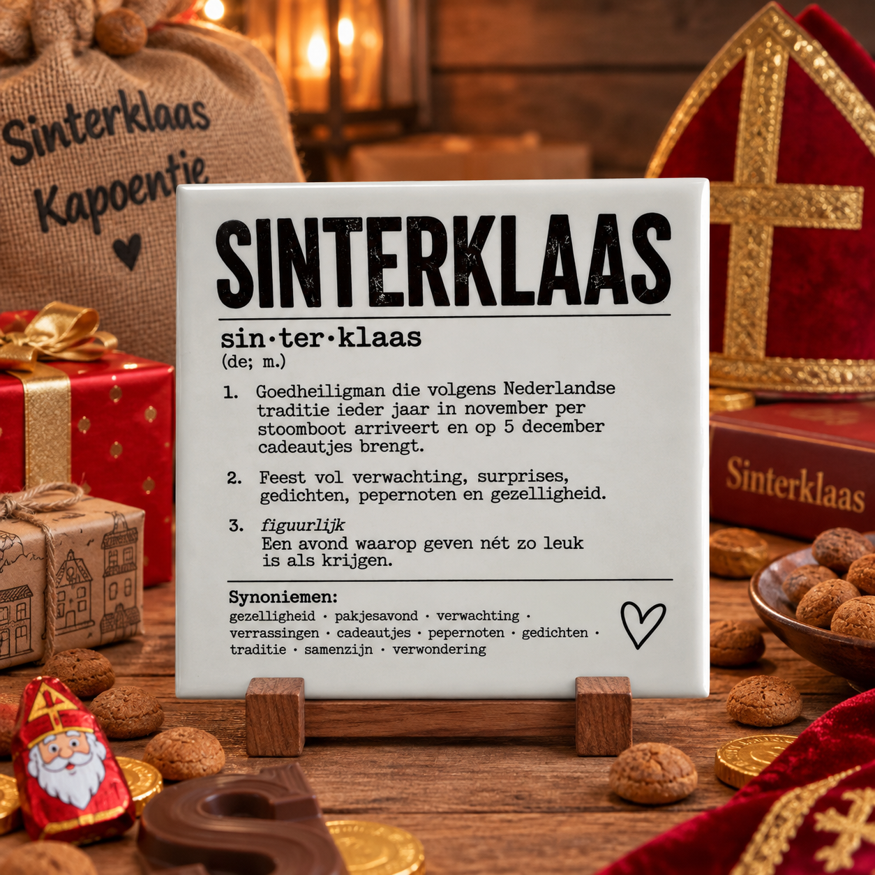 Tegeltje - Sinterklaas Definitie