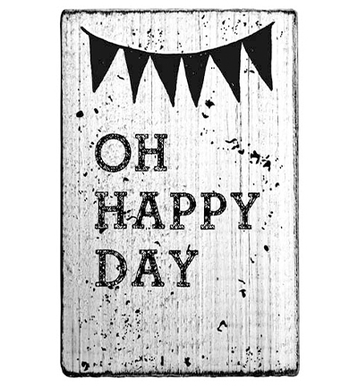 Rubber Stamp, Oh happy day