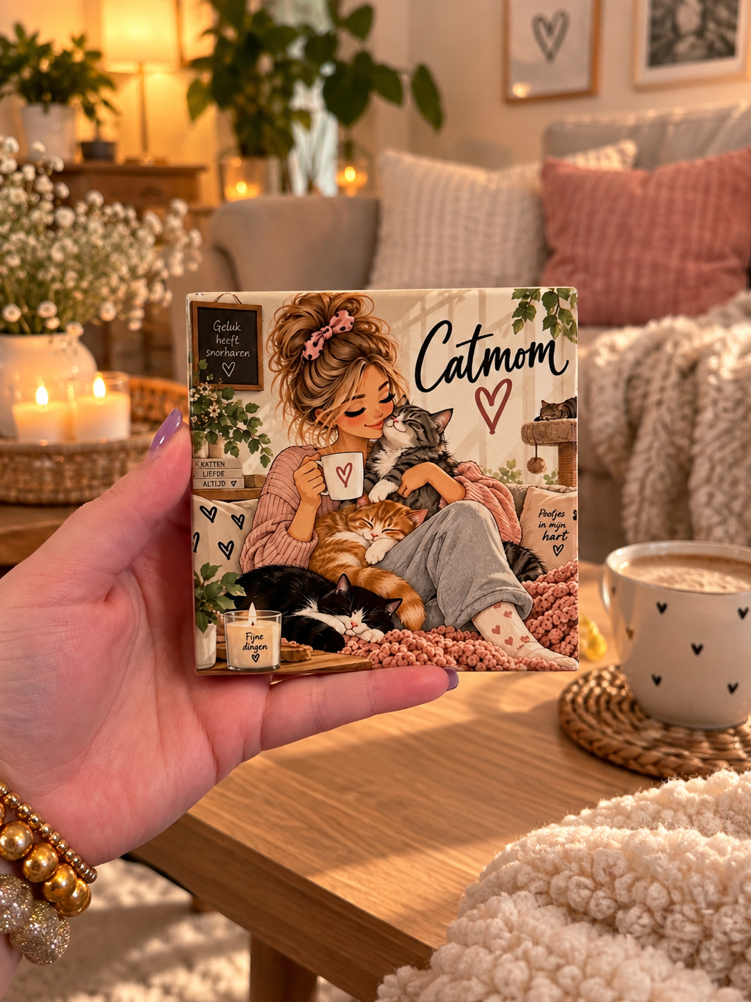 Tegeltje - Catmom