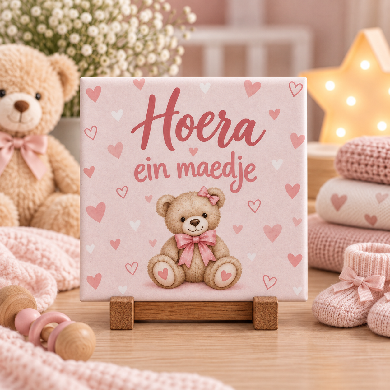 Tegeltje - Hoera ein maedje
