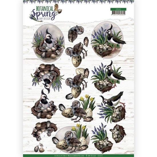 Amy Design, 3D Knipvel,  Botanical Spring , Lapwing  - CD11471