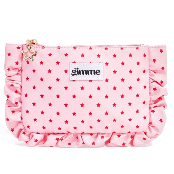 Gimme, Make-Up Tasje, Roze met rode Sterren