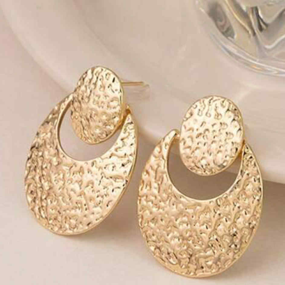 Oorbellen, Chunky, Goud