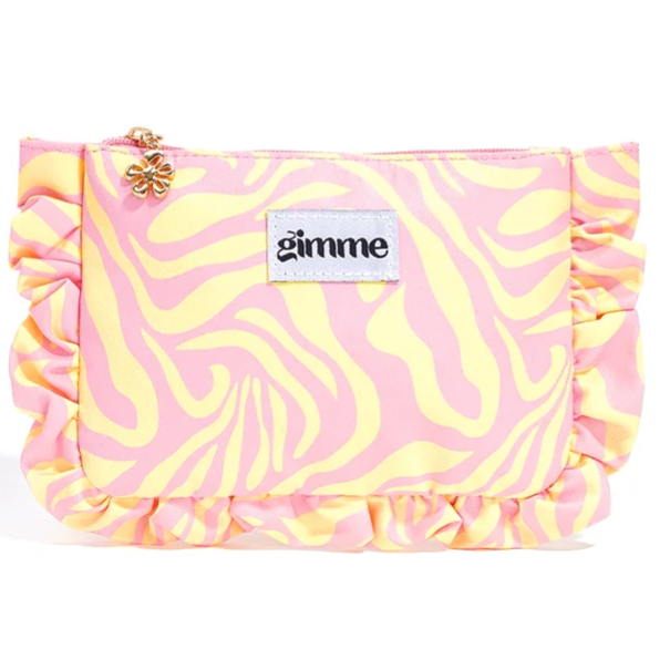 Gimme, Make-Up Tasje, Geel/Roze