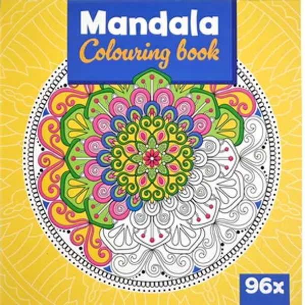 Mandala kleurboek, Geel