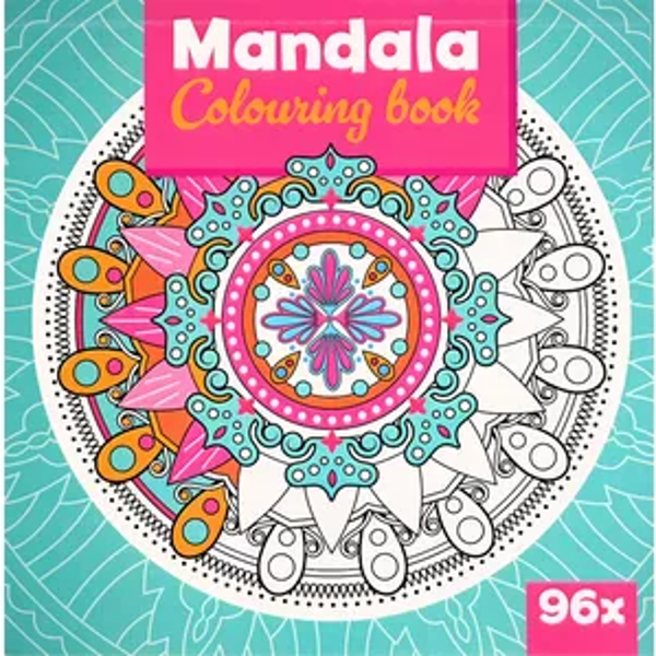 Mandala kleurboek, Turquoise