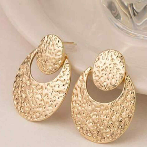 Oorbellen, Chunky, Goud