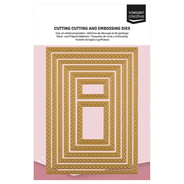 Vaessen Creative, Snijmal, Frames Postzegel - 3625-0302
