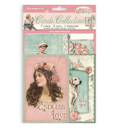 Stamperia, Cards Collection, House of Roses - SBCARD41