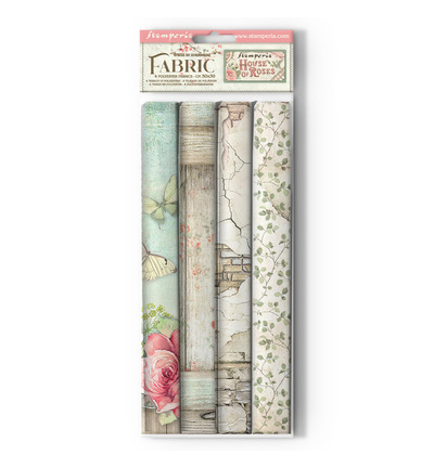 Stamperia, Fabric, House of Roses - SBPLT44