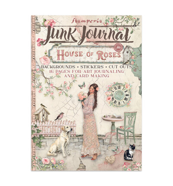 Stamperia, Junk Journal, House of Roses - SBJK19