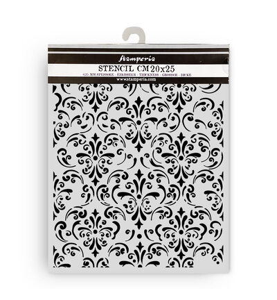 Stamperia, Mask Stencil, Gardens of Time, Wallpaper, 20 x 25 cm - KSTD205