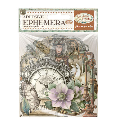 Stamperia, Adhesive Ephemera, Gardens of Time - DFLCT78