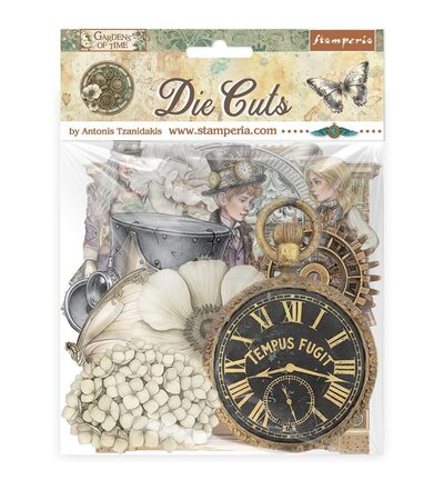 Stamperia, Die Cuts, Gardens of Time- DFLDC130