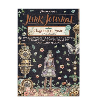 Stamperia, Junk Journal Book, Gardens of Time- SBJK17
