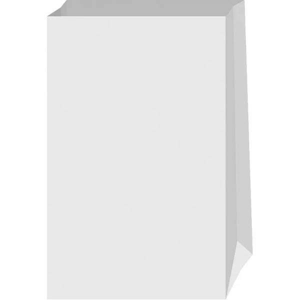 Folia, Blokbodemzak, 12 x 21 x 6 cm, 15 stuks, Wit