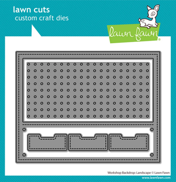 Lawn Fawn, Snijmal, Workshop Backdrop, Landscape - LF4096