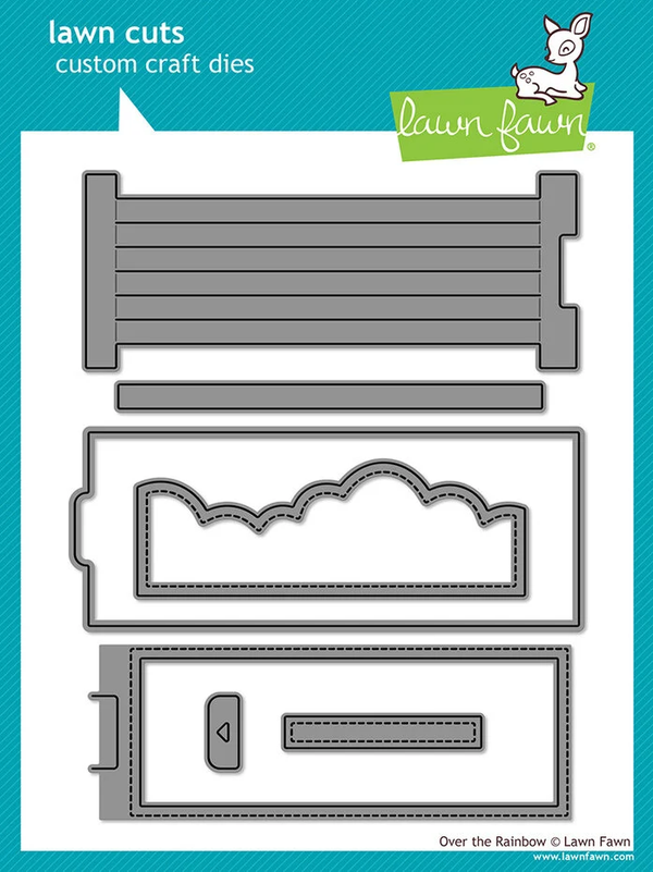 Lawn Fawn, Snijmal, Over the Rainbow - LF4075
