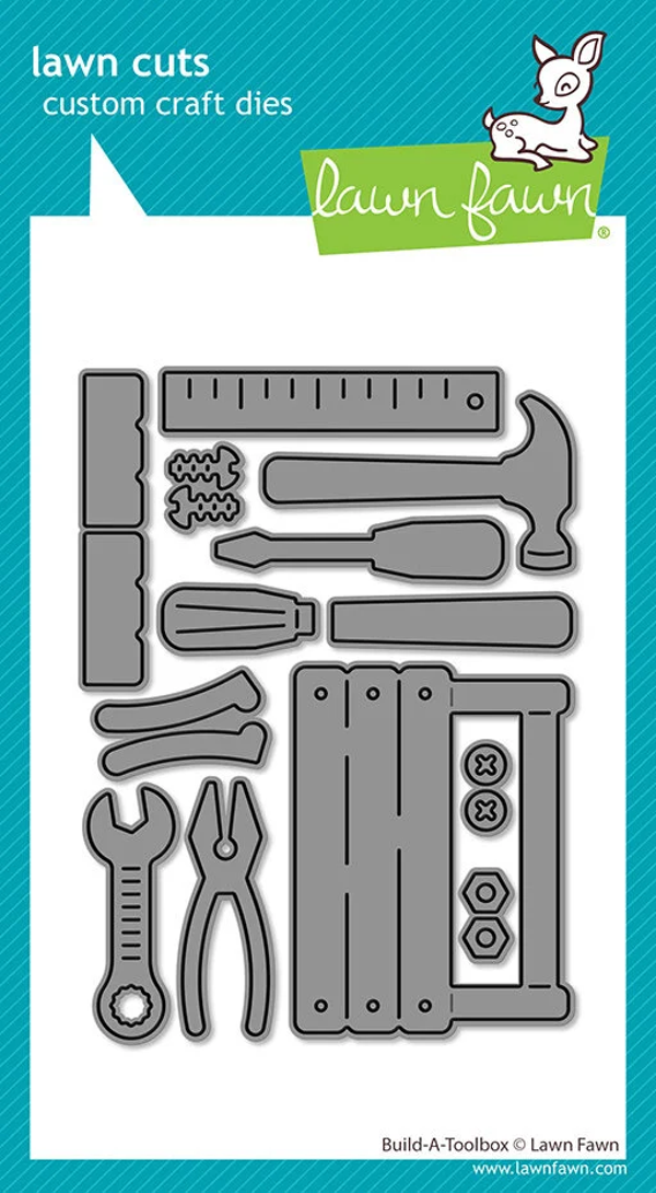 Lawn Fawn, Snijmal, Build-A-Toolbox - LF4089