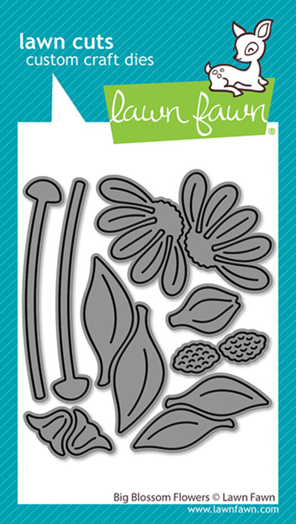 Lawn Fawn, Snijmal, Big Blossomg Flowers - LF4092